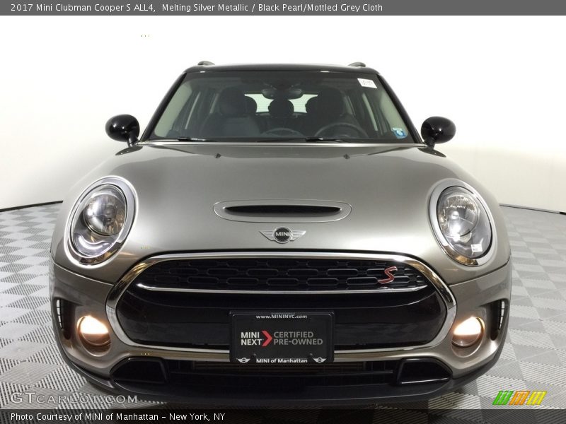 Melting Silver Metallic / Black Pearl/Mottled Grey Cloth 2017 Mini Clubman Cooper S ALL4