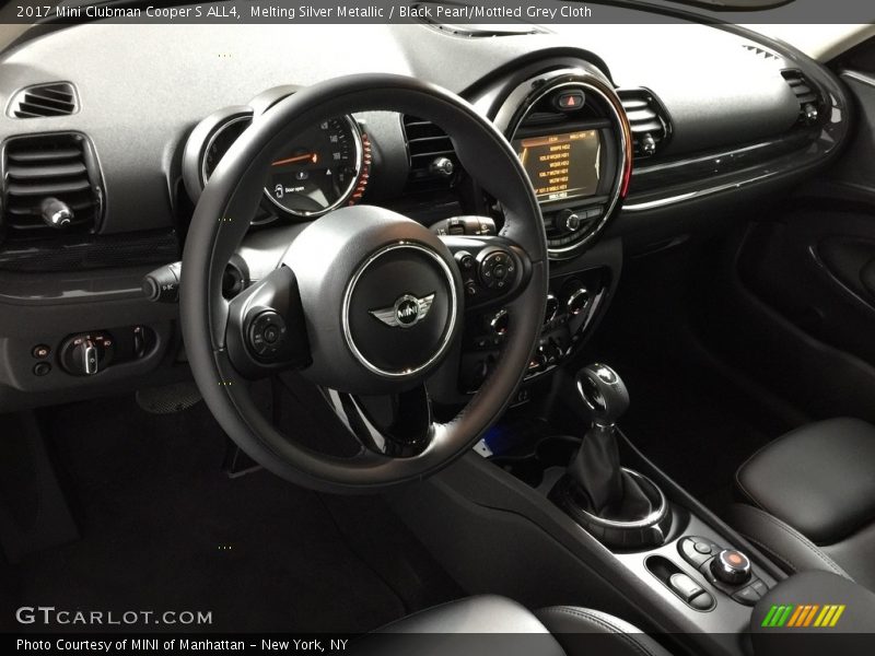 Melting Silver Metallic / Black Pearl/Mottled Grey Cloth 2017 Mini Clubman Cooper S ALL4