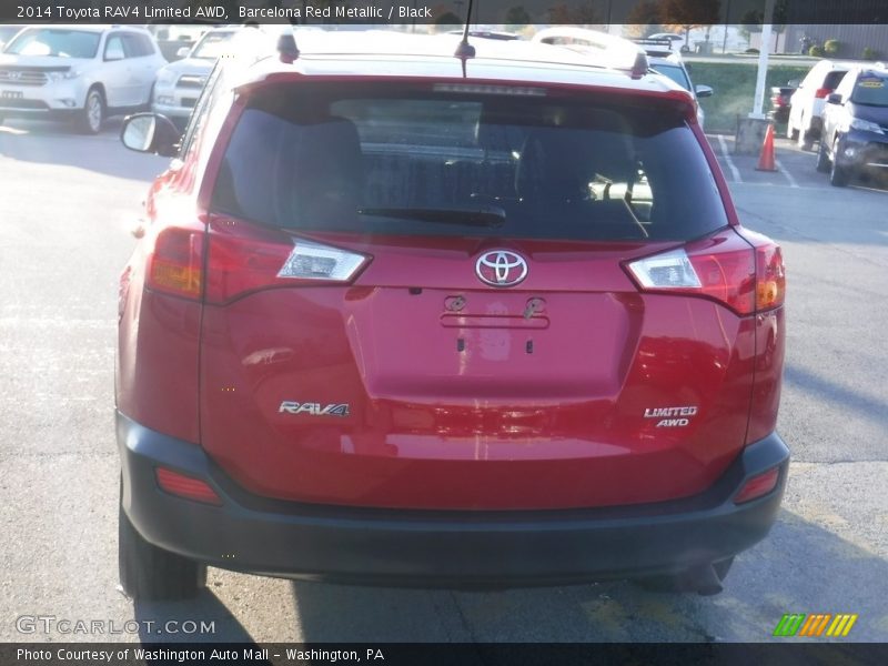 Barcelona Red Metallic / Black 2014 Toyota RAV4 Limited AWD
