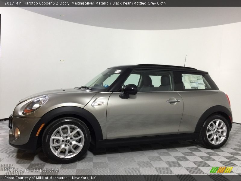 Melting Silver Metallic / Black Pearl/Mottled Grey Cloth 2017 Mini Hardtop Cooper S 2 Door