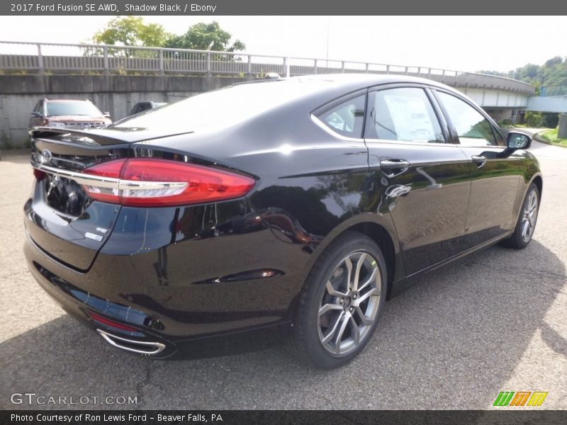 Shadow Black / Ebony 2017 Ford Fusion SE AWD