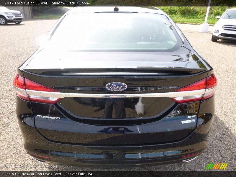 Shadow Black / Ebony 2017 Ford Fusion SE AWD