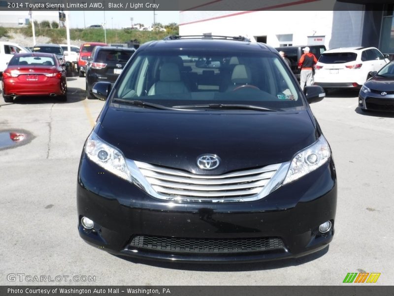 Black / Light Gray 2014 Toyota Sienna Limited AWD