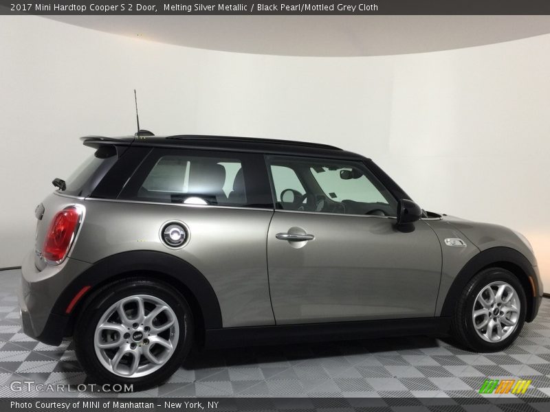 Melting Silver Metallic / Black Pearl/Mottled Grey Cloth 2017 Mini Hardtop Cooper S 2 Door