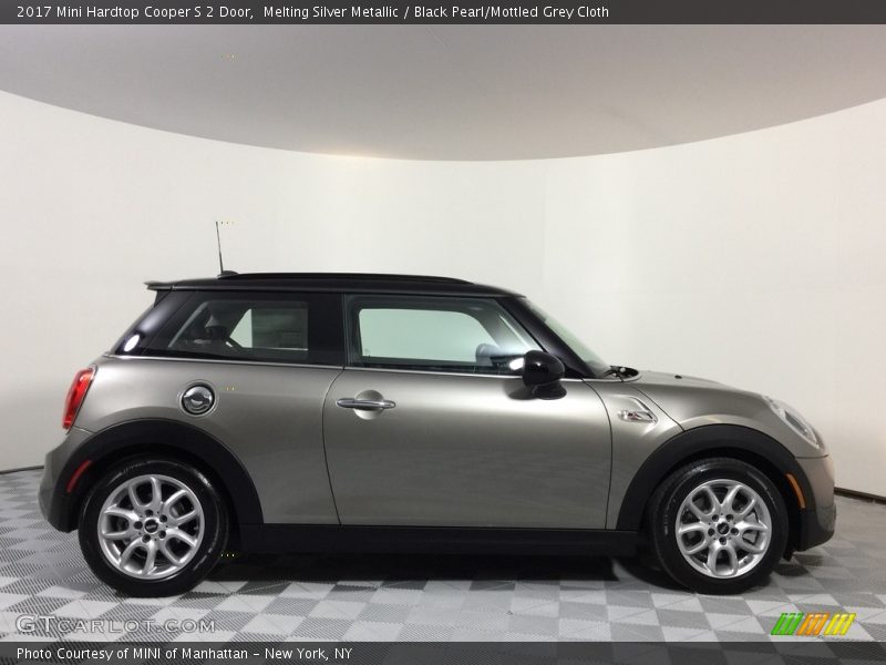 Melting Silver Metallic / Black Pearl/Mottled Grey Cloth 2017 Mini Hardtop Cooper S 2 Door