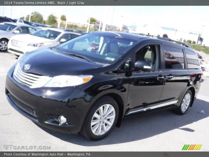 Black / Light Gray 2014 Toyota Sienna Limited AWD