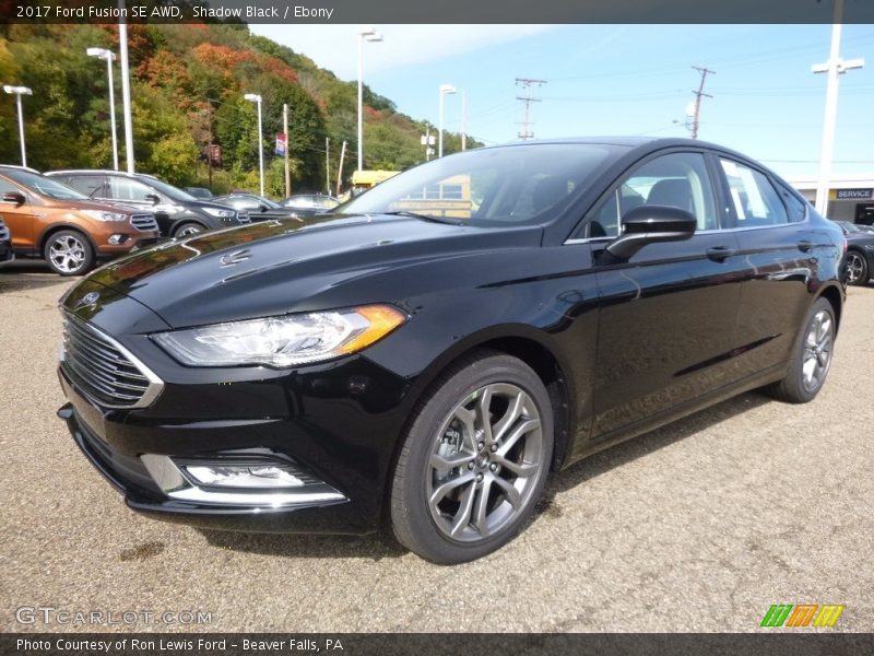 Shadow Black / Ebony 2017 Ford Fusion SE AWD