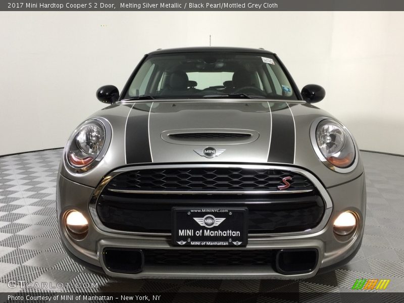 Melting Silver Metallic / Black Pearl/Mottled Grey Cloth 2017 Mini Hardtop Cooper S 2 Door