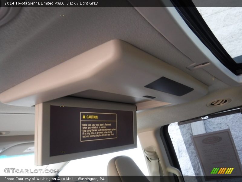 Black / Light Gray 2014 Toyota Sienna Limited AWD