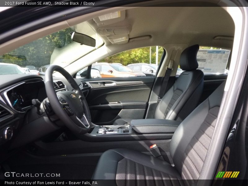 Shadow Black / Ebony 2017 Ford Fusion SE AWD