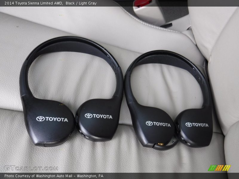 Black / Light Gray 2014 Toyota Sienna Limited AWD