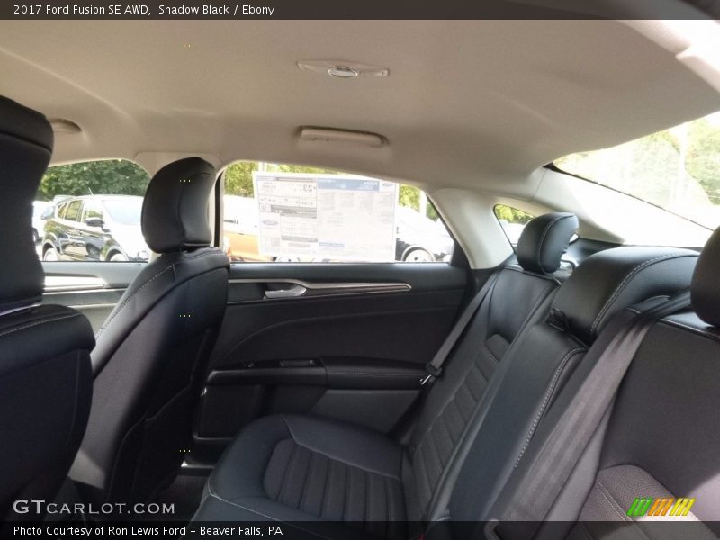 Shadow Black / Ebony 2017 Ford Fusion SE AWD