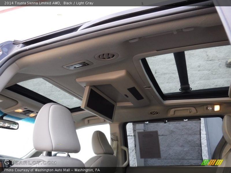 Black / Light Gray 2014 Toyota Sienna Limited AWD