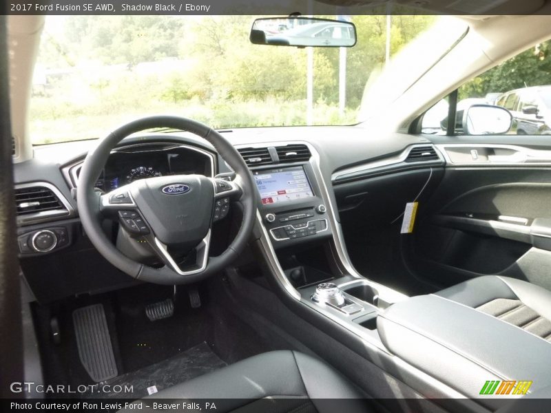 Shadow Black / Ebony 2017 Ford Fusion SE AWD