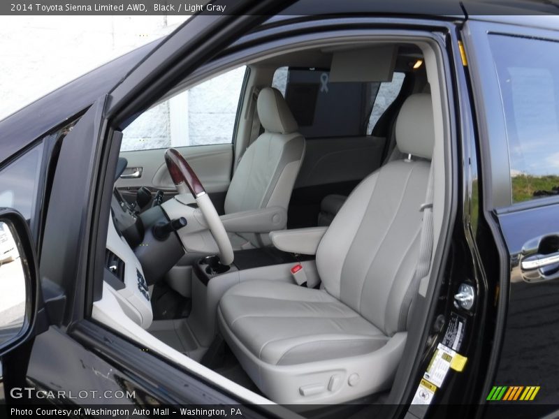 Black / Light Gray 2014 Toyota Sienna Limited AWD