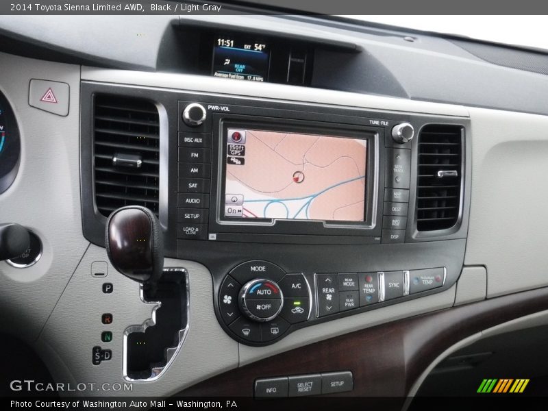 Black / Light Gray 2014 Toyota Sienna Limited AWD