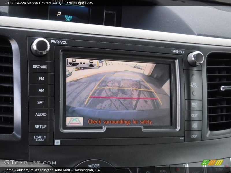 Black / Light Gray 2014 Toyota Sienna Limited AWD