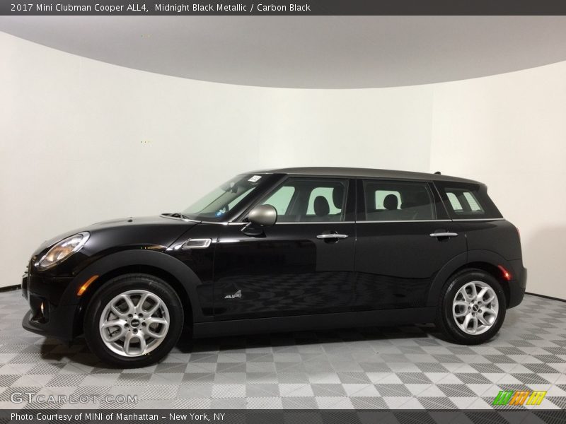 Midnight Black Metallic / Carbon Black 2017 Mini Clubman Cooper ALL4