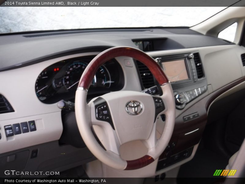 Black / Light Gray 2014 Toyota Sienna Limited AWD