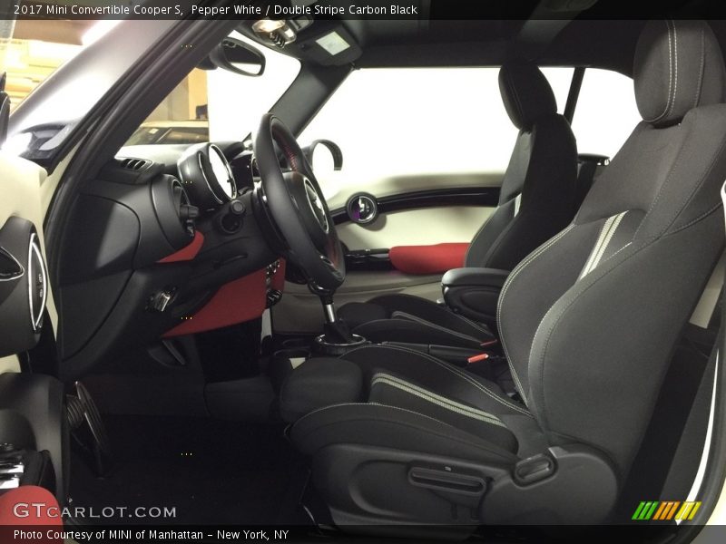 Front Seat of 2017 Convertible Cooper S