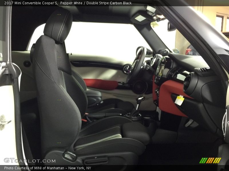 Front Seat of 2017 Convertible Cooper S