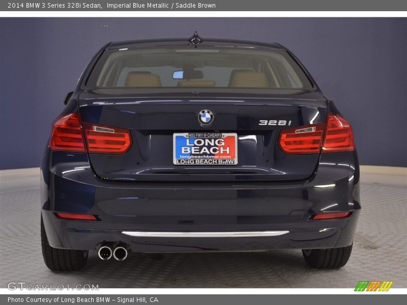 Imperial Blue Metallic / Saddle Brown 2014 BMW 3 Series 328i Sedan