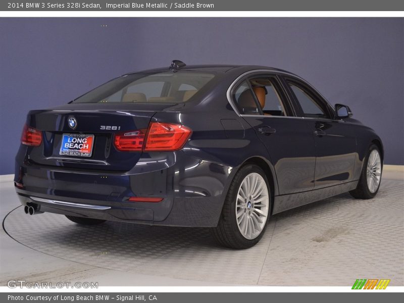 Imperial Blue Metallic / Saddle Brown 2014 BMW 3 Series 328i Sedan