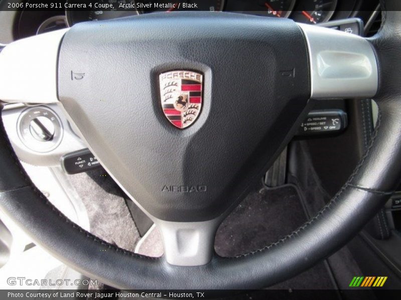Arctic Silver Metallic / Black 2006 Porsche 911 Carrera 4 Coupe