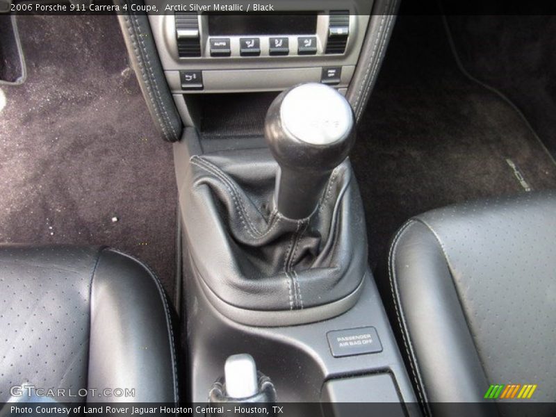 Arctic Silver Metallic / Black 2006 Porsche 911 Carrera 4 Coupe