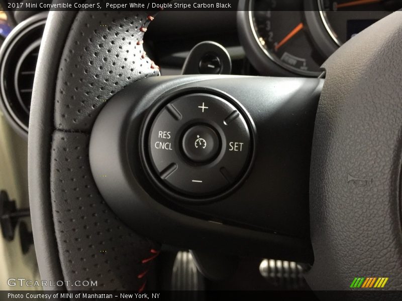 Controls of 2017 Convertible Cooper S