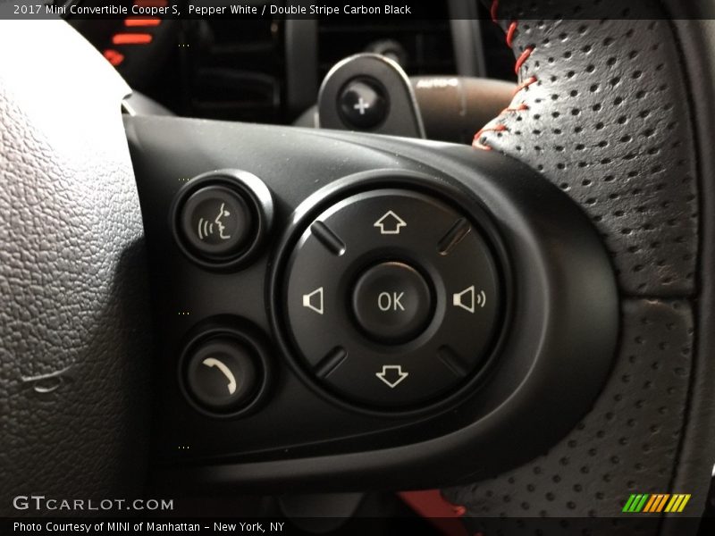Controls of 2017 Convertible Cooper S