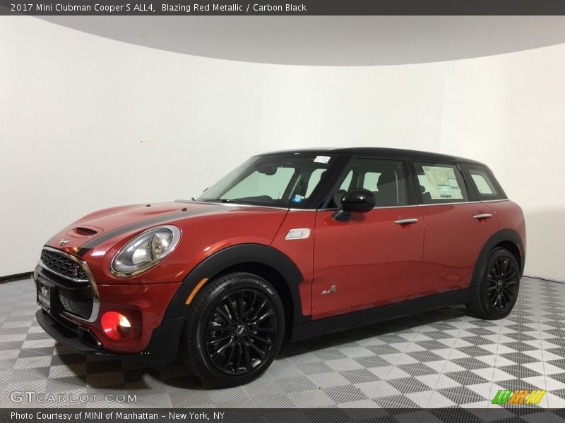 Blazing Red Metallic / Carbon Black 2017 Mini Clubman Cooper S ALL4
