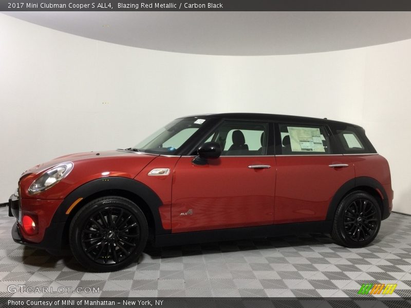 Blazing Red Metallic / Carbon Black 2017 Mini Clubman Cooper S ALL4
