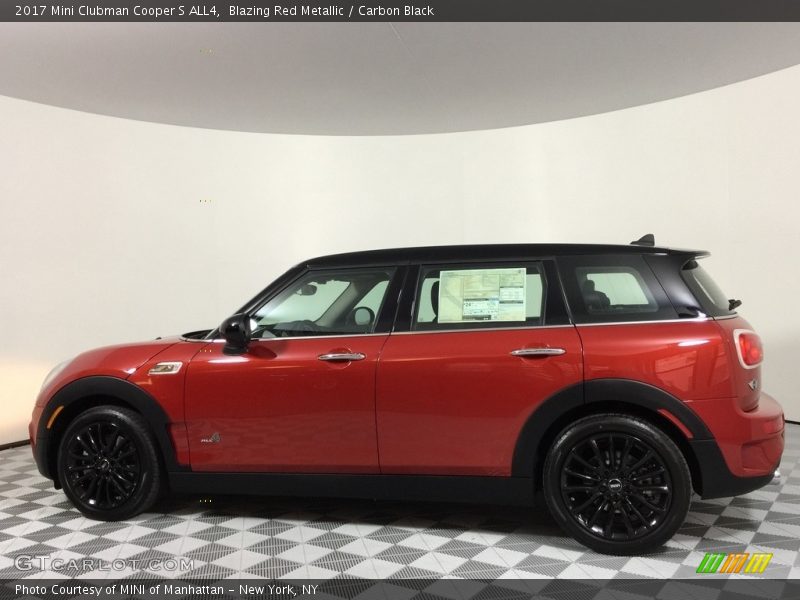 Blazing Red Metallic / Carbon Black 2017 Mini Clubman Cooper S ALL4