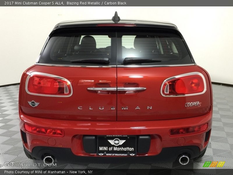 Blazing Red Metallic / Carbon Black 2017 Mini Clubman Cooper S ALL4