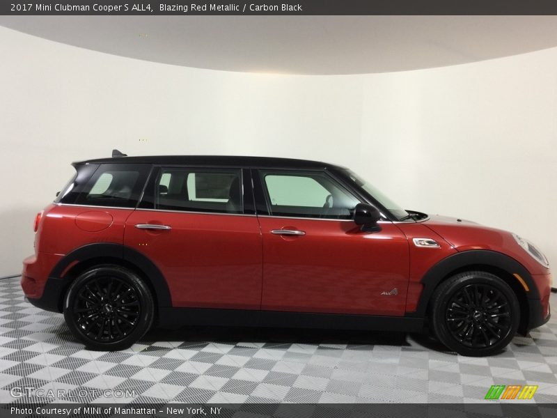 Blazing Red Metallic / Carbon Black 2017 Mini Clubman Cooper S ALL4