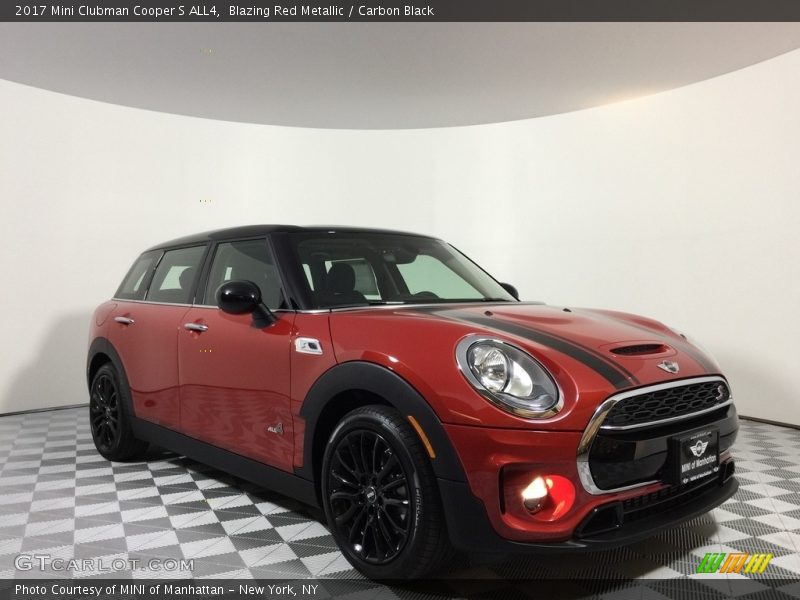 Blazing Red Metallic / Carbon Black 2017 Mini Clubman Cooper S ALL4