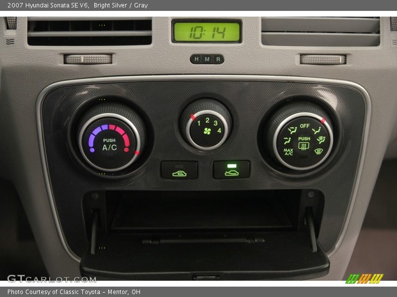 Bright Silver / Gray 2007 Hyundai Sonata SE V6