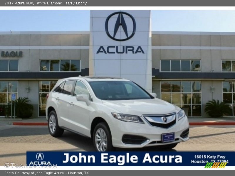 White Diamond Pearl / Ebony 2017 Acura RDX