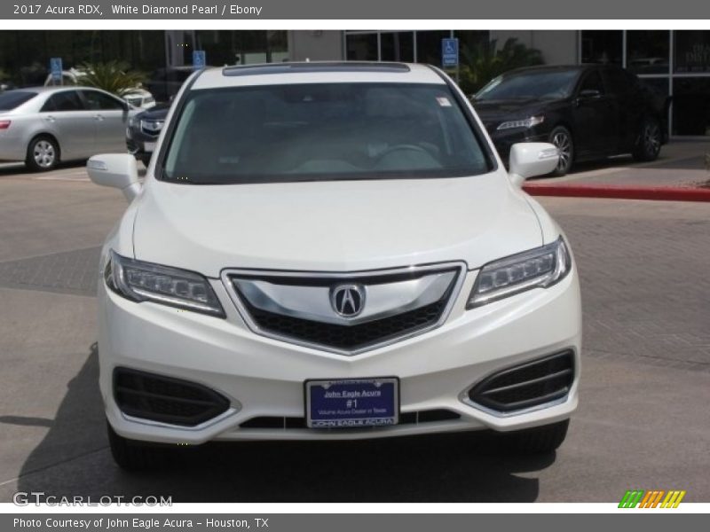 White Diamond Pearl / Ebony 2017 Acura RDX