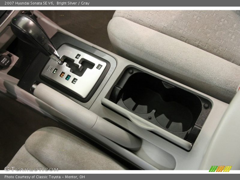 Bright Silver / Gray 2007 Hyundai Sonata SE V6