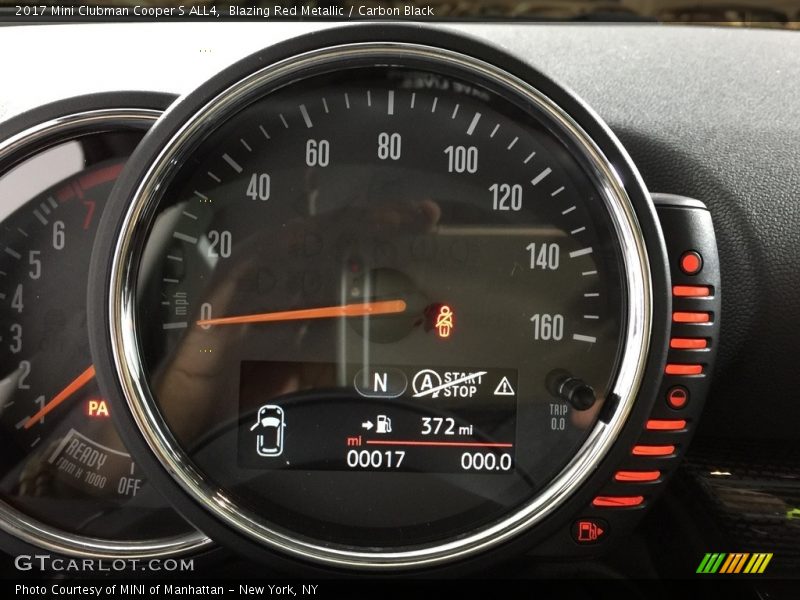 Blazing Red Metallic / Carbon Black 2017 Mini Clubman Cooper S ALL4