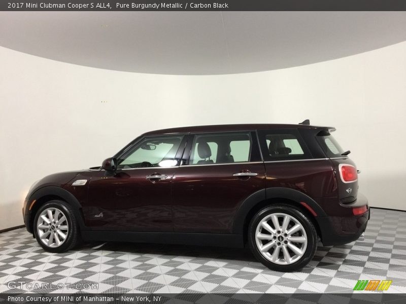 Pure Burgundy Metallic / Carbon Black 2017 Mini Clubman Cooper S ALL4