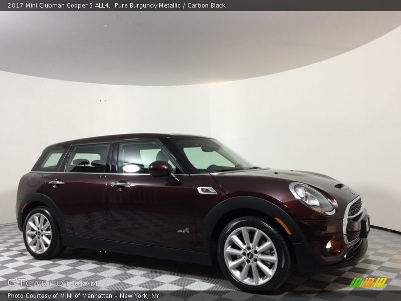 Pure Burgundy Metallic / Carbon Black 2017 Mini Clubman Cooper S ALL4