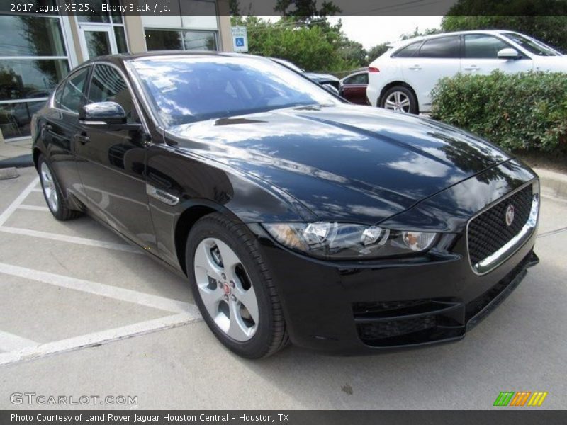 Ebony Black / Jet 2017 Jaguar XE 25t