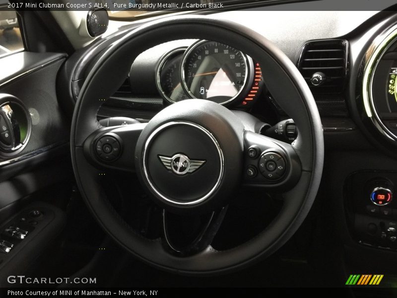 Pure Burgundy Metallic / Carbon Black 2017 Mini Clubman Cooper S ALL4