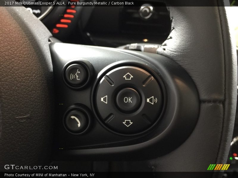 Pure Burgundy Metallic / Carbon Black 2017 Mini Clubman Cooper S ALL4