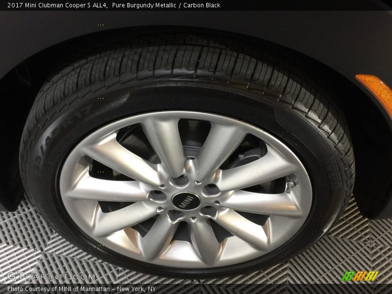 Pure Burgundy Metallic / Carbon Black 2017 Mini Clubman Cooper S ALL4