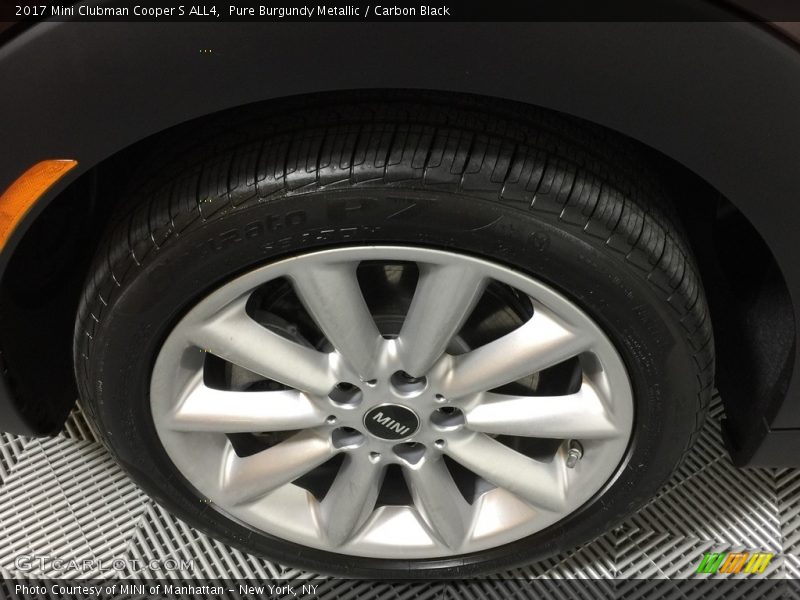 Pure Burgundy Metallic / Carbon Black 2017 Mini Clubman Cooper S ALL4
