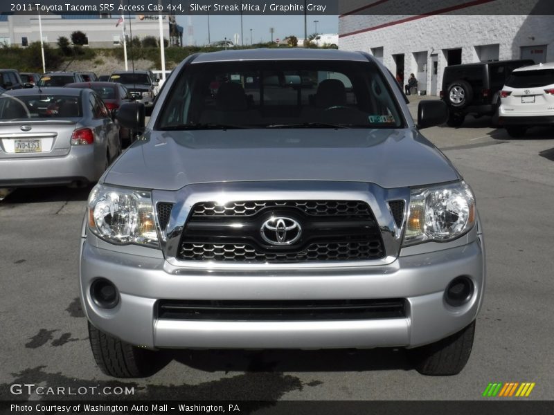 Silver Streak Mica / Graphite Gray 2011 Toyota Tacoma SR5 Access Cab 4x4